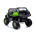 Elektrické autíčko Mercedes Unimog - nelakované - zelené